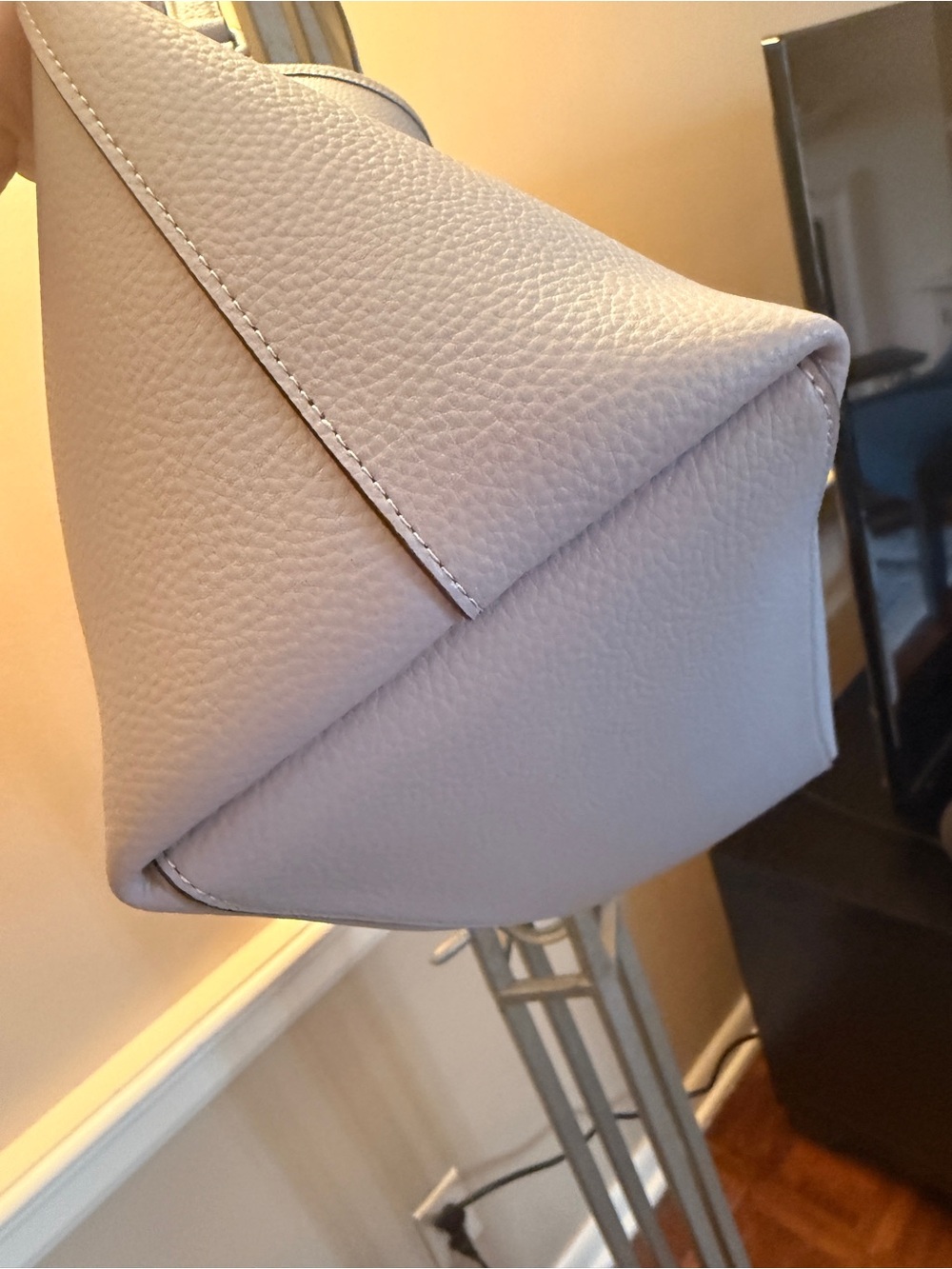 Coach Women’s Gray Leather Tote Bag - Picture 9 of 9